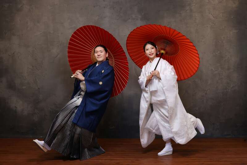 まずはスタジオで「行ってきます」ポーズ♪