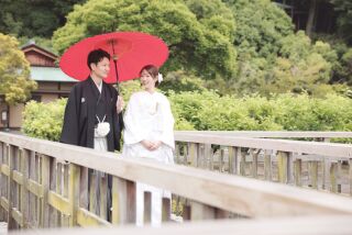 【和装1点洋装2点】新緑のロケーションフォト&スタジオ・チャペル撮影