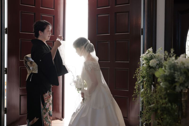 【撮る結婚式】ベールダウン