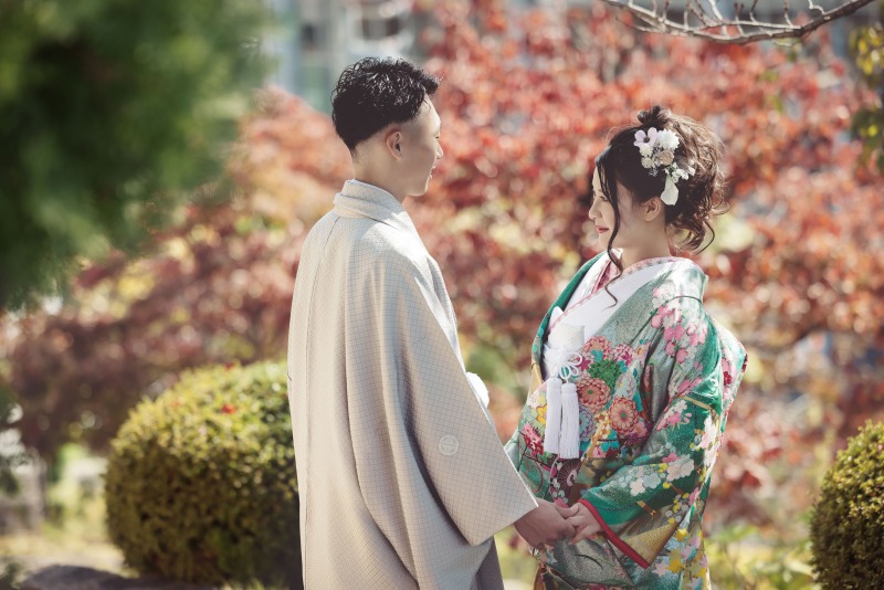 秋のガーデンへ