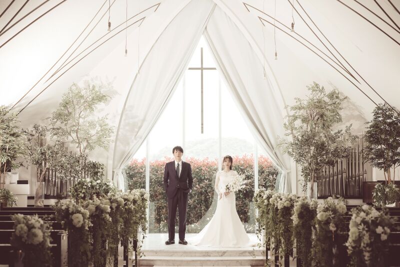 最後はチャペルで