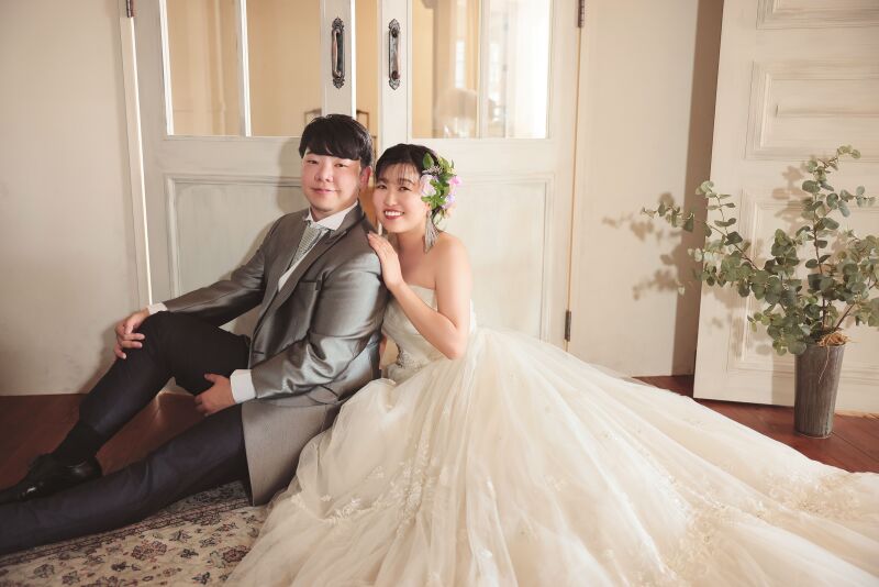 お座りショット♡