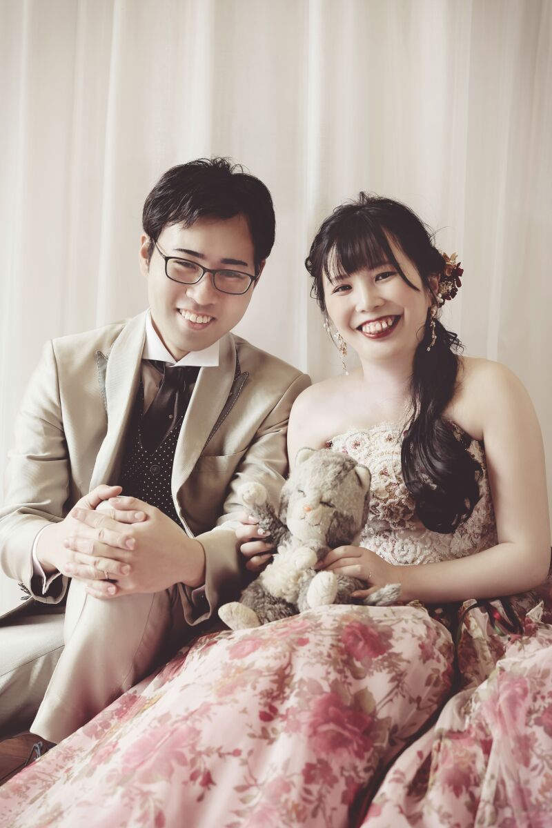 ぬいぐるみと一緒に♪