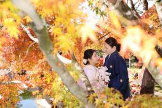 【和装1点洋装2点】紅葉ロケ&スタジオ撮影♪