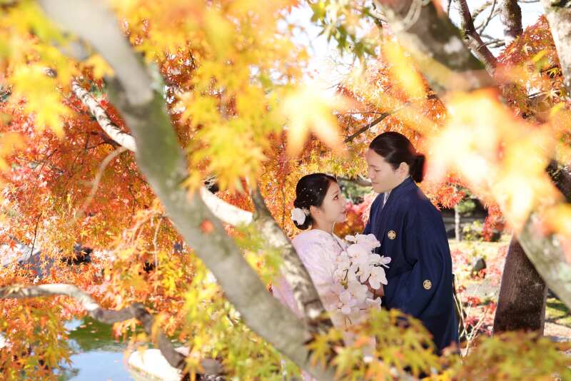 【和装1点洋装2点】紅葉ロケ&スタジオ撮影♪
