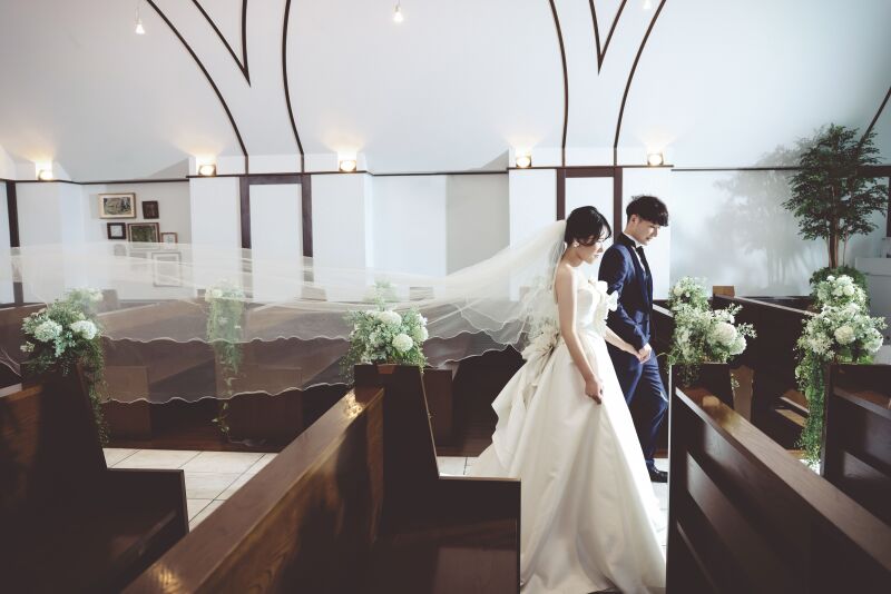 チャペルでの「撮る結婚式」
