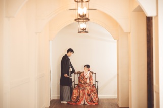 お二人らしさ溢れるスタジオフォト♡