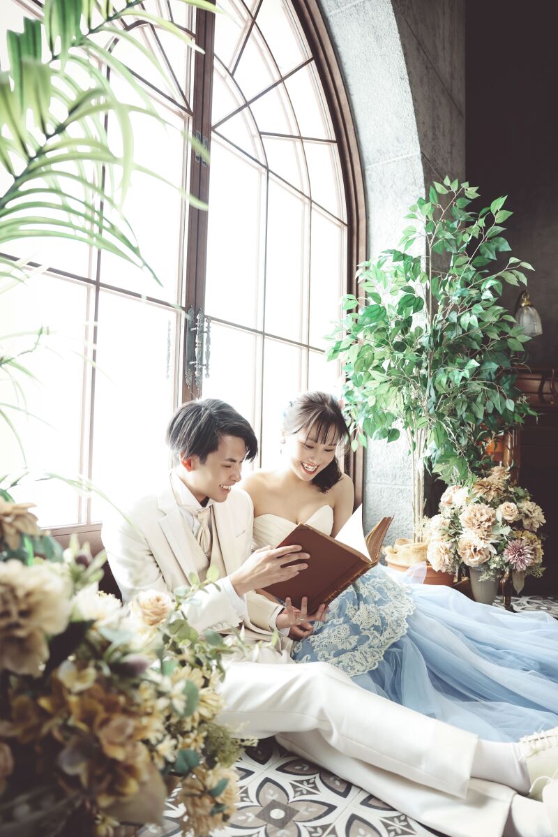 ラストはグレースコンチネンタルのブルードレス♪