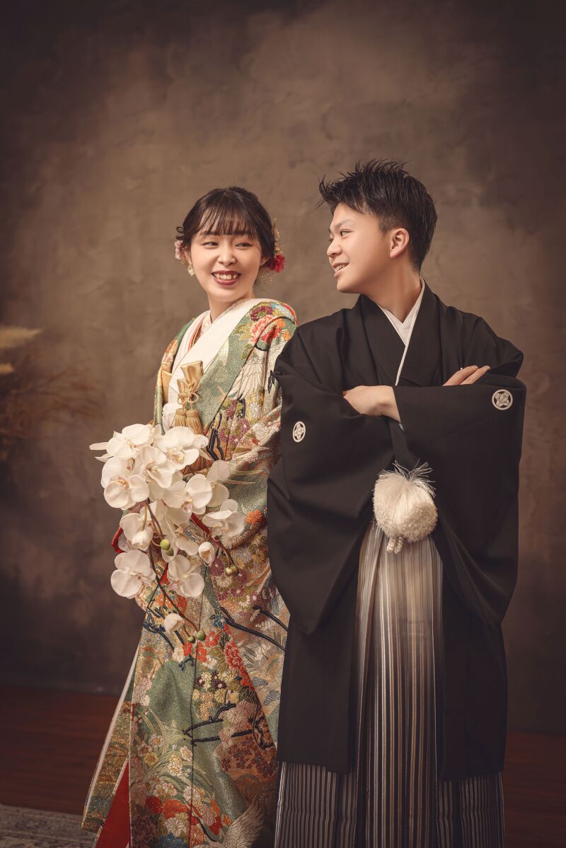 続いて色打掛へ