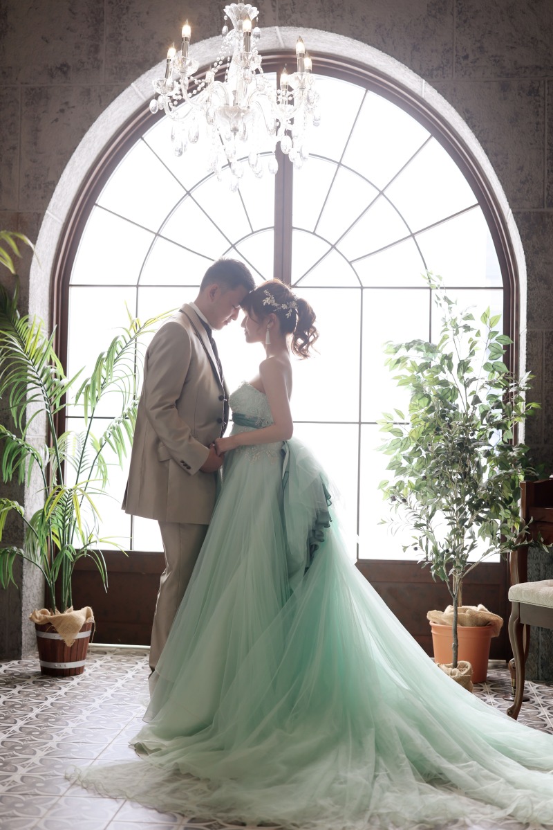 おでこくっつけて