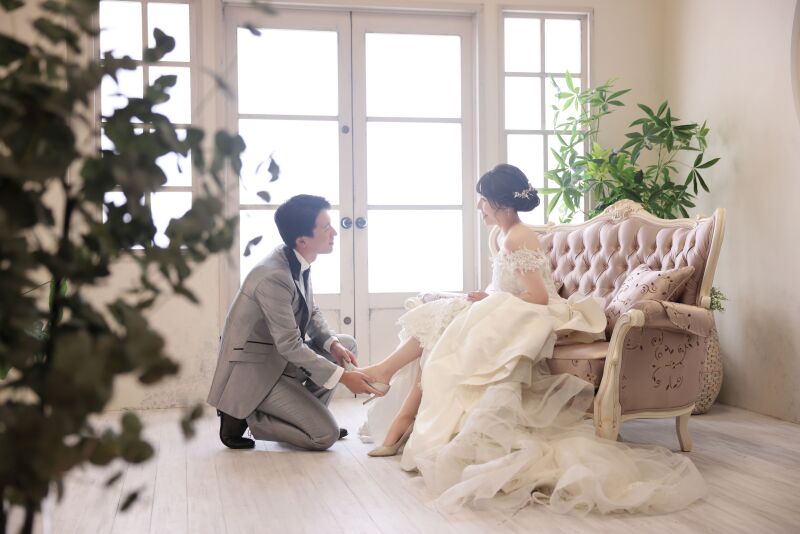 撮影スタート★最初はシンデレラショットから