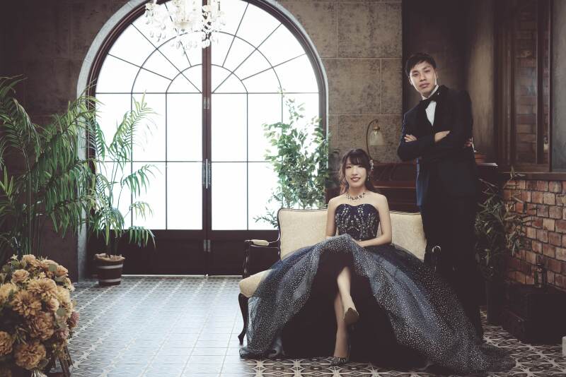 【和装1点・洋装2点プラン】まるで映画のようなお写真を