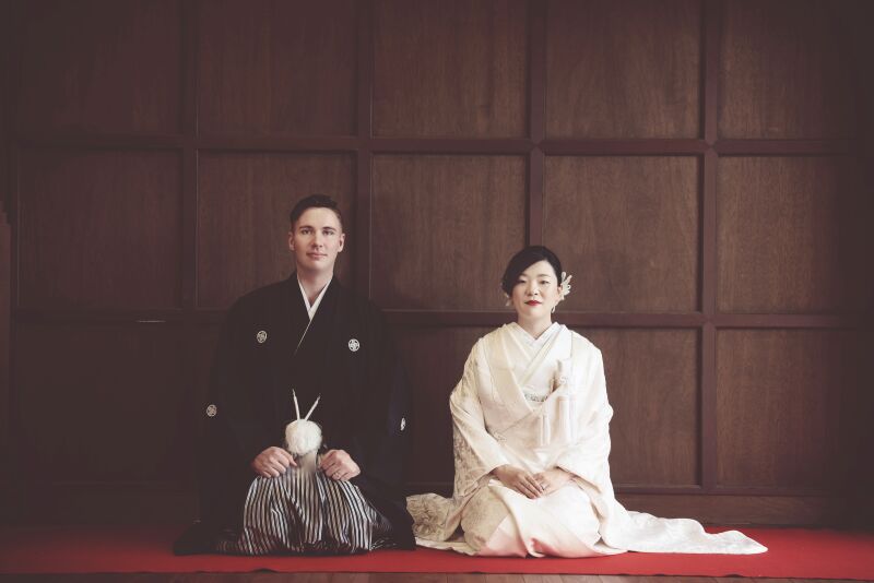 正座でおすましショット