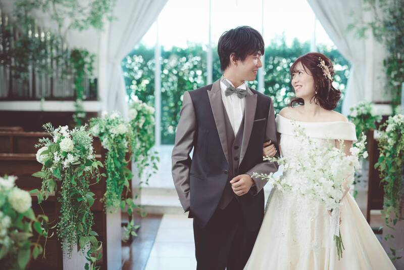 見つめあってもらうと自然な笑顔になりました