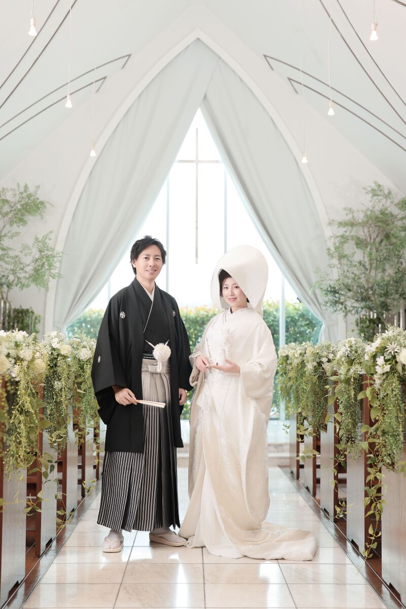 白無垢&times;チャペル撮影♡