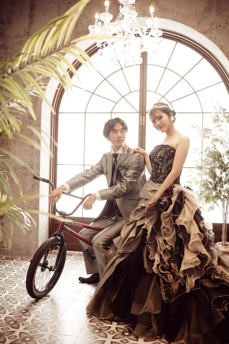 バイクと一緒に