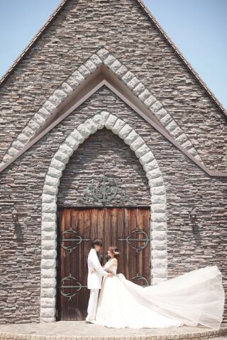 【洋装2点プラン】ご希望だったベールショットを♡