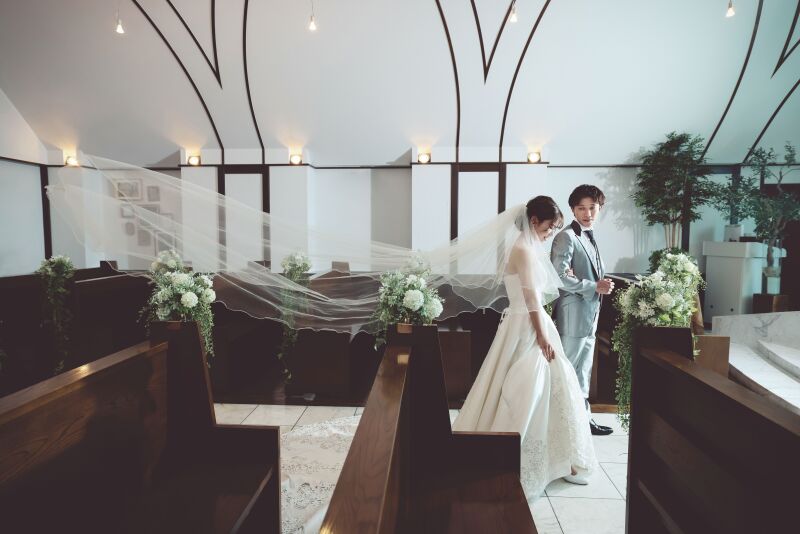 Chapelでの入場シーン♪