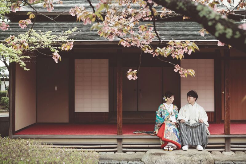 ご希望の桜フォト in二の丸庭園