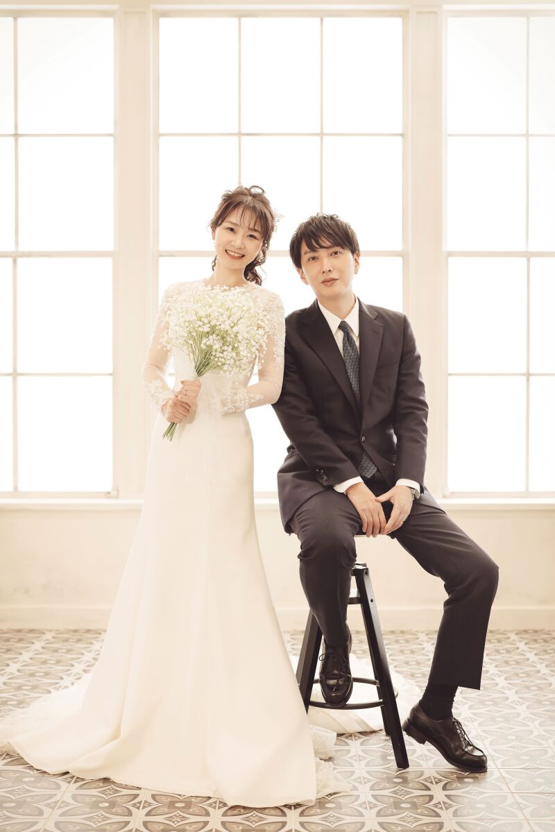 シンプルな背景で自然体に♪