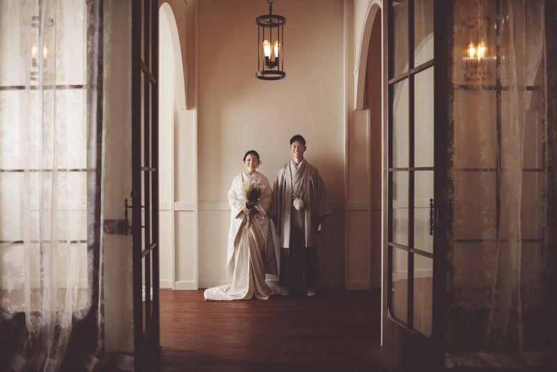 スタジオの奥行を活かして