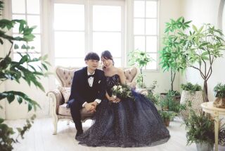 【土日祝撮影OK♪】ドレス2点<グレードアップ料金なし>全データ・レタッチデータ・アルバム込　チャペル・ガーデン・スタジオ撮影◎
