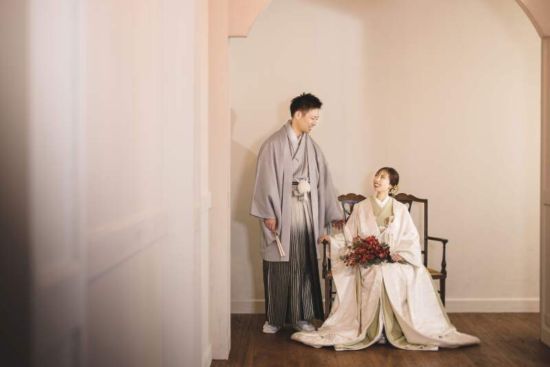 【和装1点10Pシンプルプラン】白無垢or色打掛 追加料金なし!韓国プレミアムレタッチ付♪全データ・レタッチデータ・アルバム込!