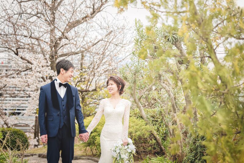 【桜プチロケ&スタジオ撮影】桜希望は早めの問い合わせが◎！和装1点洋装1点！追加料金なしのよくばりプラン♪スタジオ撮影も◎♪