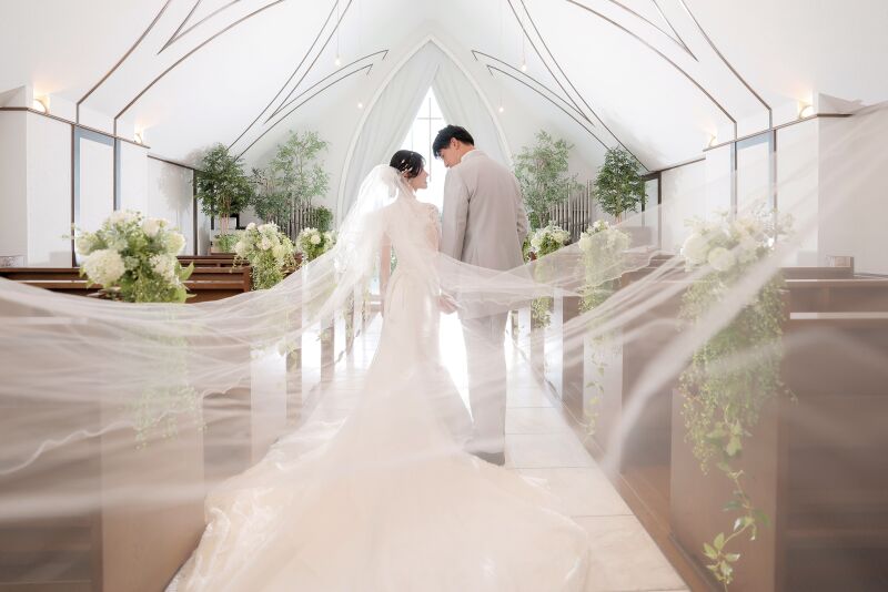 【ロケ&スタジオよくばりプラン】和装1点洋装1点！衣裳追加料金なし♪チャペル・ガーデン撮影も追加料金なし♪(アルバム・データ込)