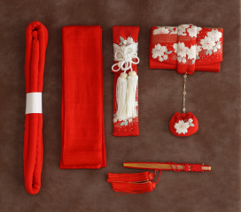 5点セット　赤桜