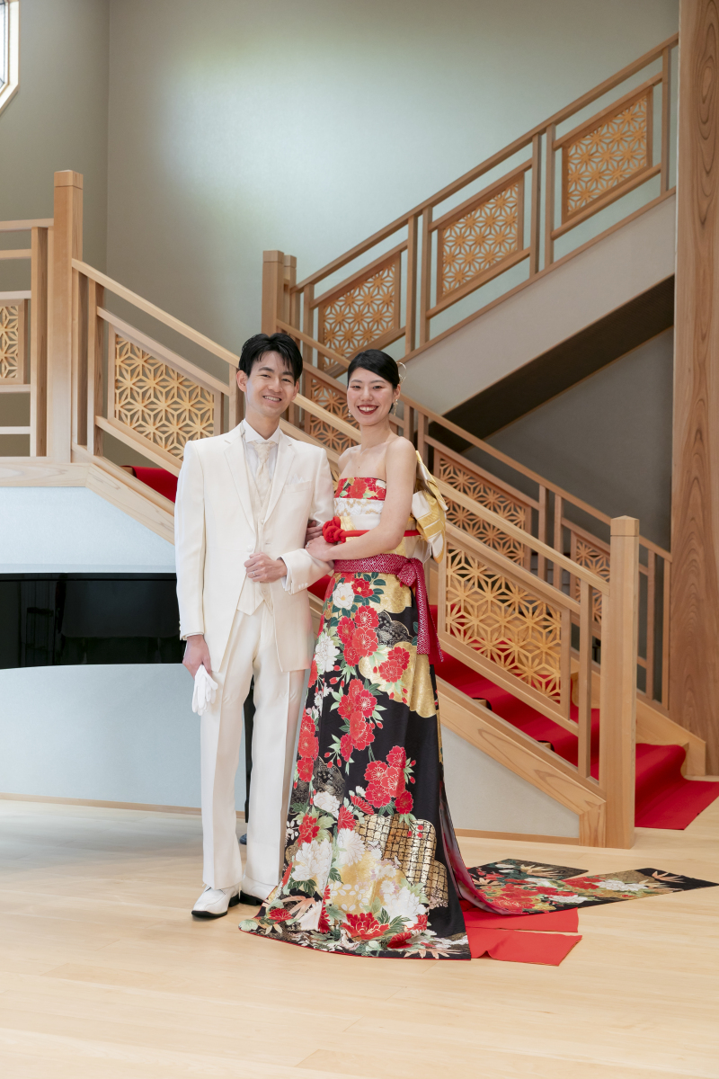 和ドレス　濃茶