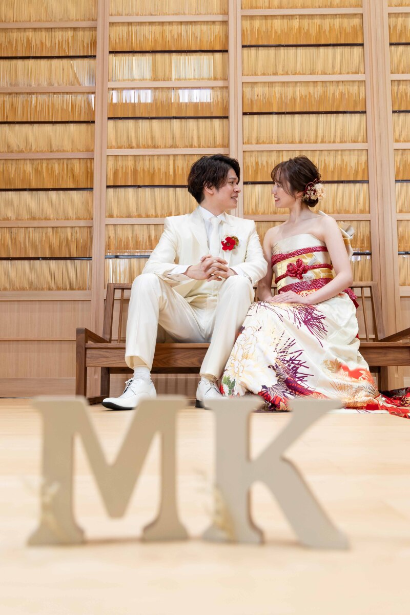 二人のイニシャルグッズ