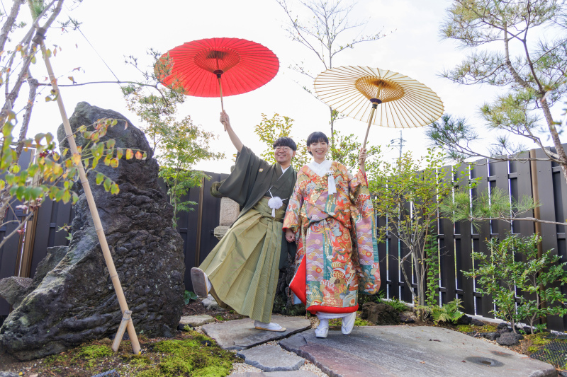 開放感ある庭園ショット