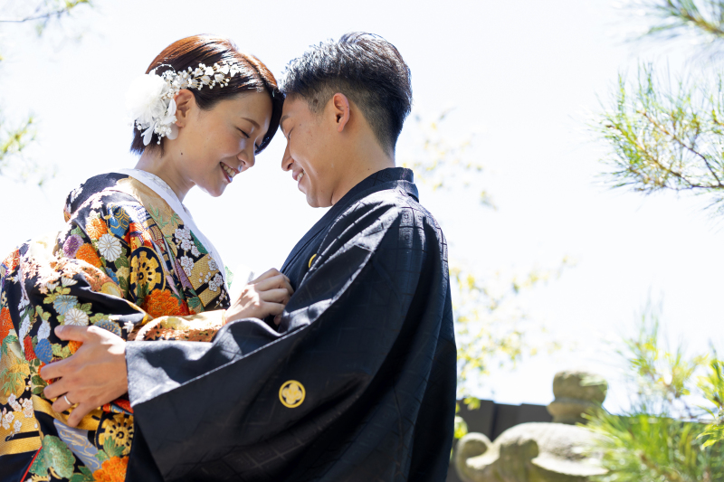 和装撮影♡色打掛×黒紋付