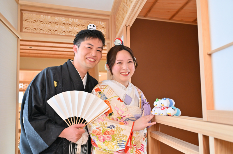 大好きなぬいぐるみ達と後撮り♡色打掛