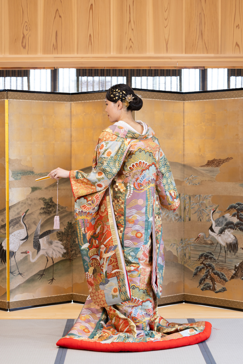 色打掛バックショット