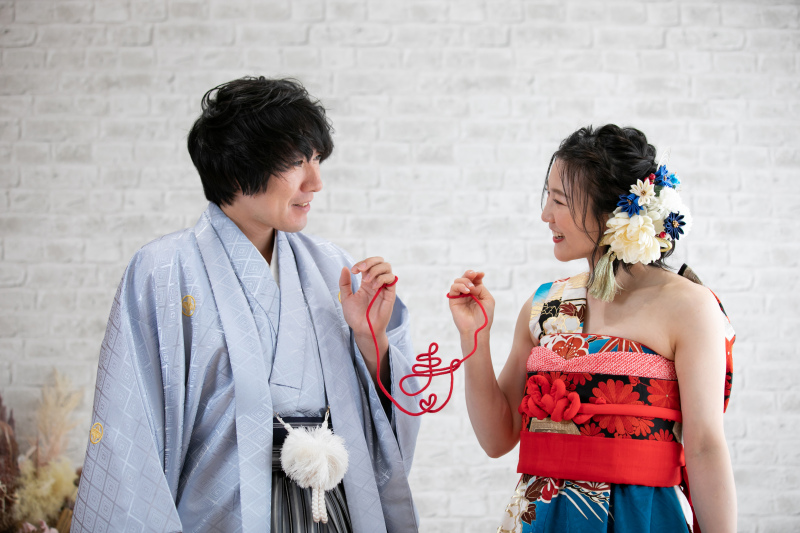 小指に赤い糸♡