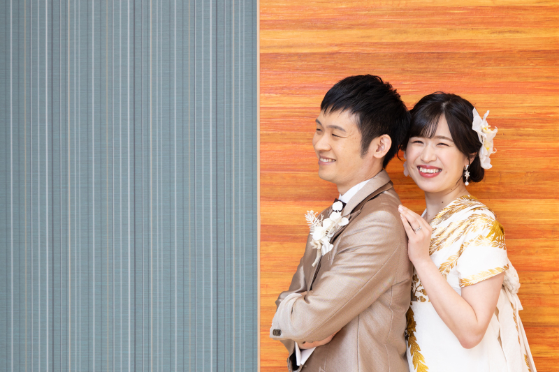 和ドレス×タキシード