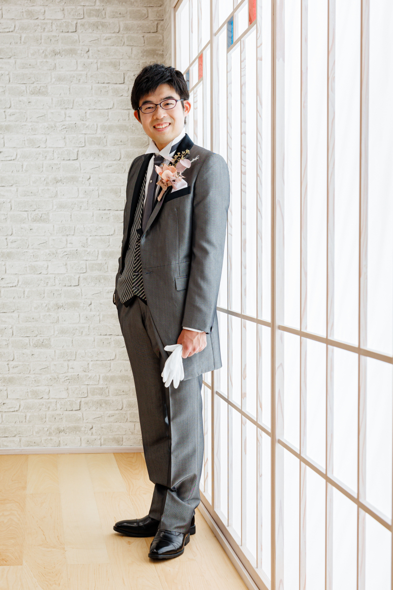 新郎様スマイルショット☆