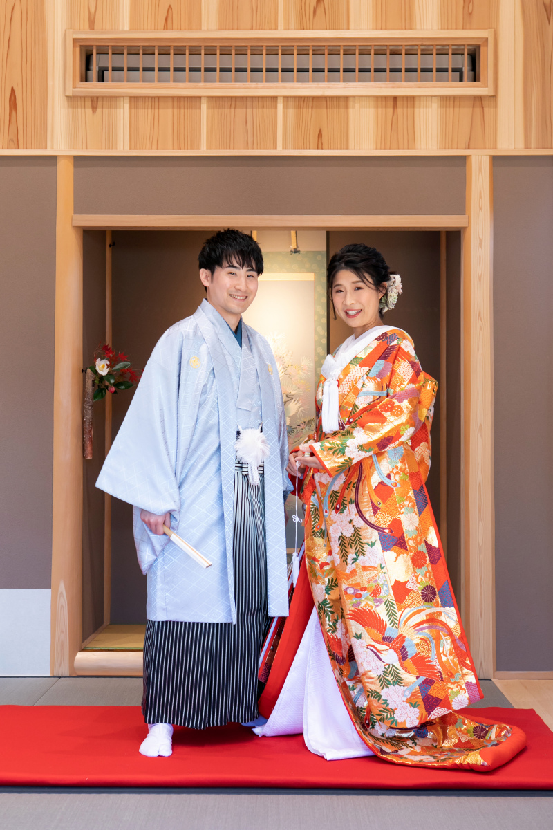 和装の型物写真