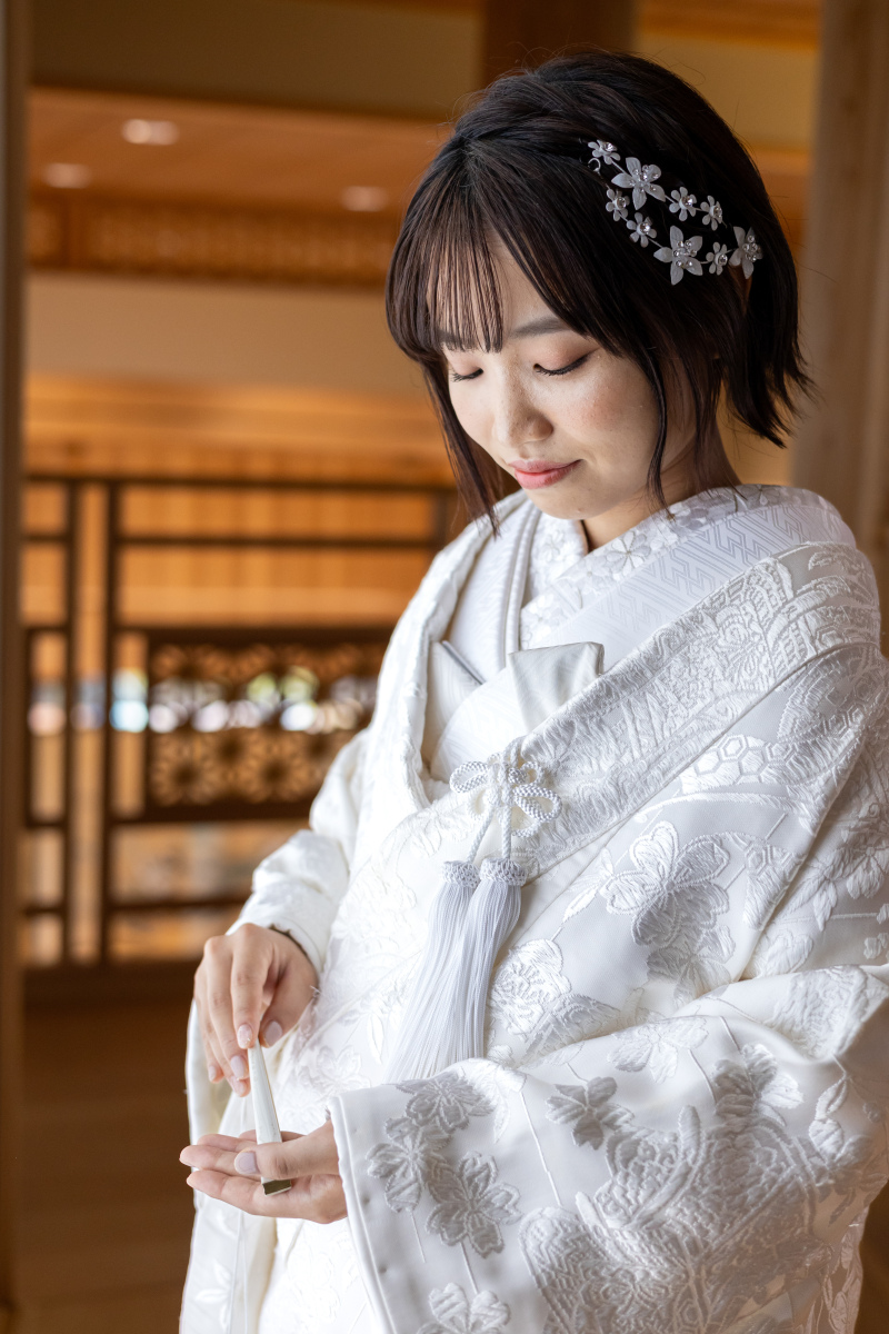 新婦様お一人ショット!