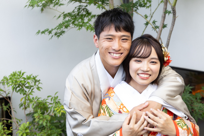 色打掛♡ベージュ紋付