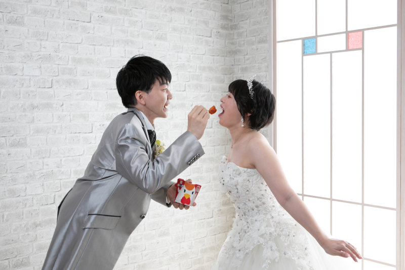 ドレス姿であーーーん☆