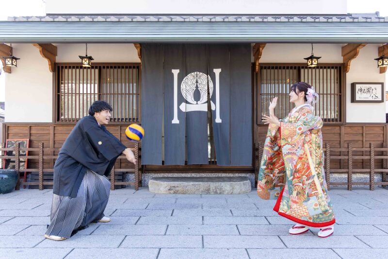 バレーボール中!?