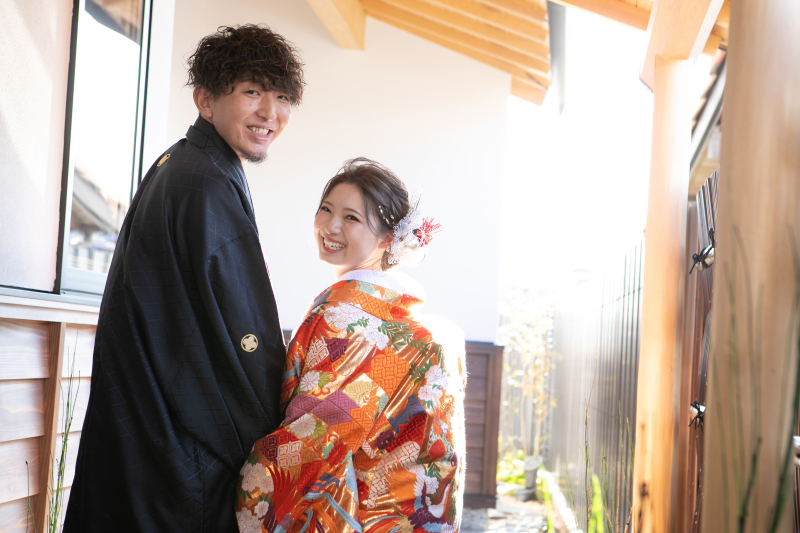 最後は振り向きショット