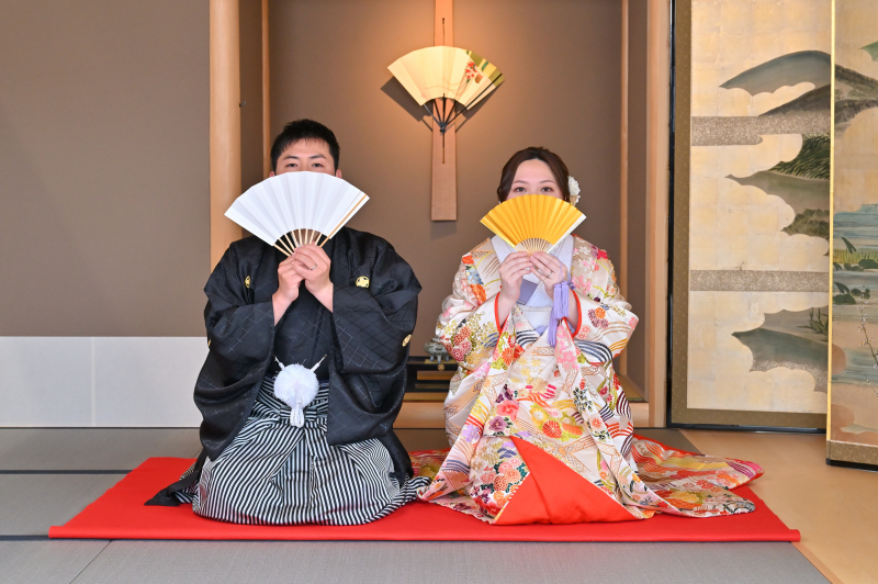 床の間で撮る和装は素敵!
