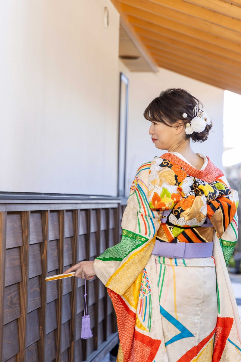 後ろ姿も美しい