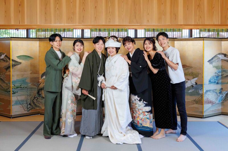 白無垢に角隠し｜和装＆洋装アルバムプラン