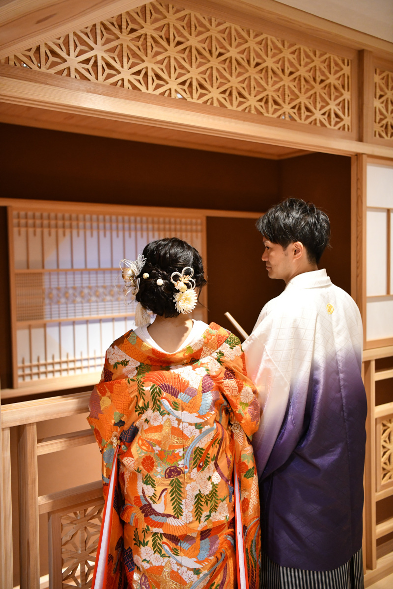 麻の葉柄がかわいいシーン