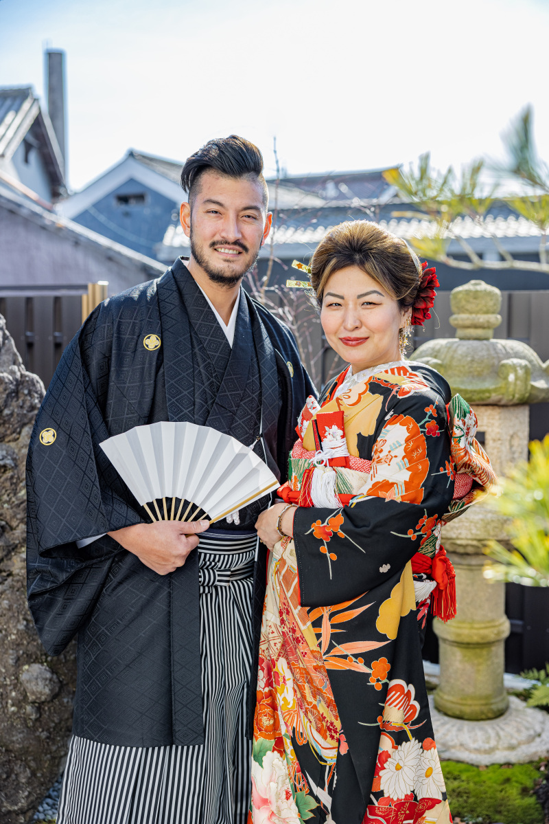 庭園での自然光でスマイルショット!!